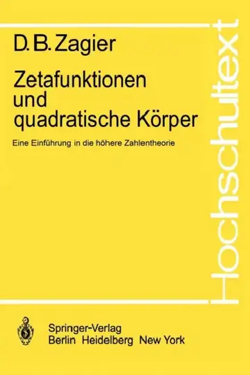 Cover of Zetafunktionen Und Quadratische Körper