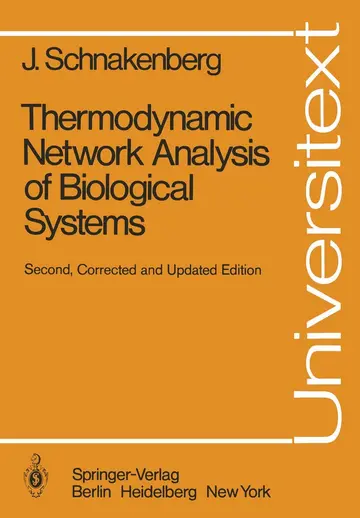 Cover of Thermodynamic Network Analysis of Biological Systems