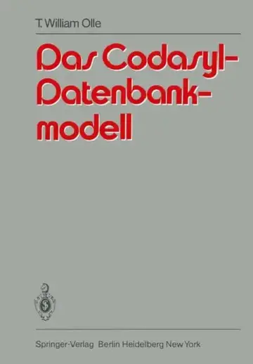 Cover of Das Codasyl-Datenbankmodell