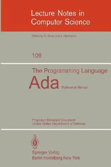 Cover of The Programming Language ADA