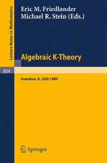 Cover of Algebraic K-Theory. Evanston 1980