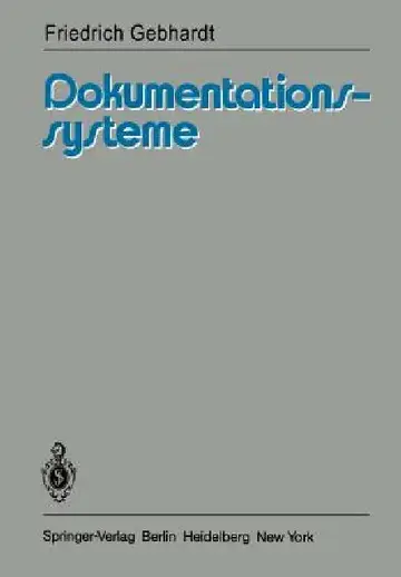 Cover of Dokumentationssysteme