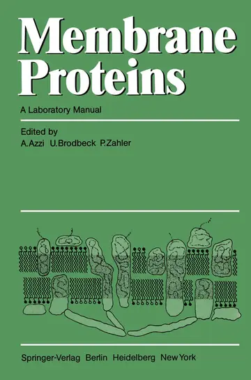 Cover of Membrane Proteins