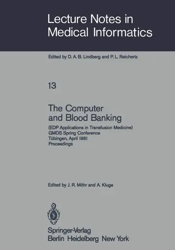 Cover of The Computer and Blood Banking