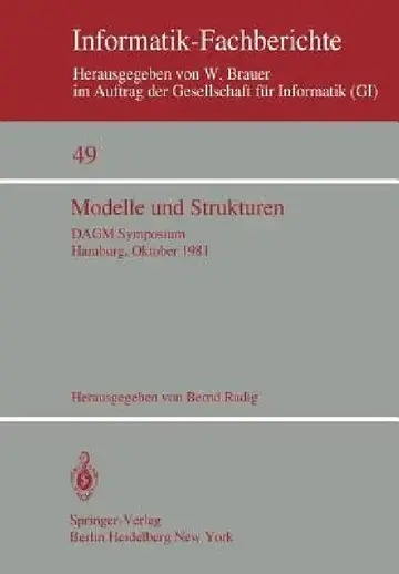 Cover of Modelle Und Strukturen