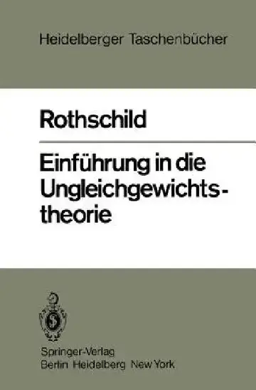 Cover of Einführung in Die Ungleichgewichtstheorie