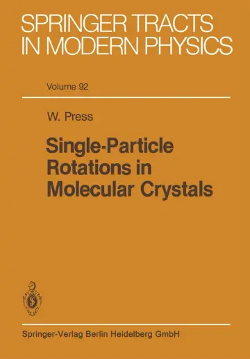 Cover of Single-Particle Rotations in Molecular Crystals