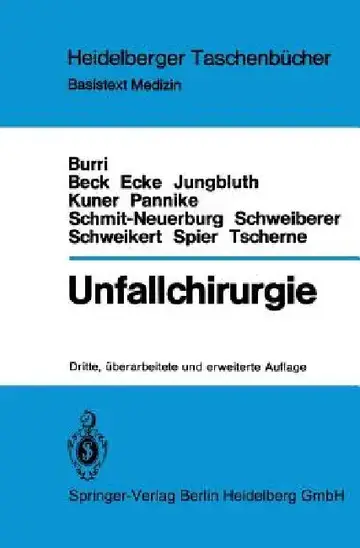 Cover of Unfallchirurgie