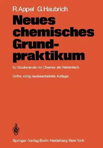 Cover of Neues Chemisches Grundpraktikum