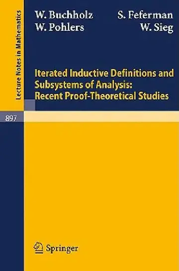Cover of Iterated Inductive Definitions and Subsystems of Analysis