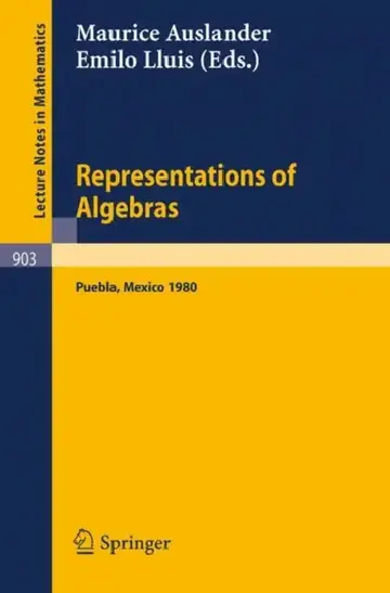 Cover of Representations of Algebras