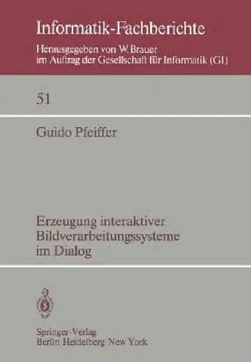 Cover of Erzeugung Interaktiver Bildverarbeitungssysteme Im Dialog
