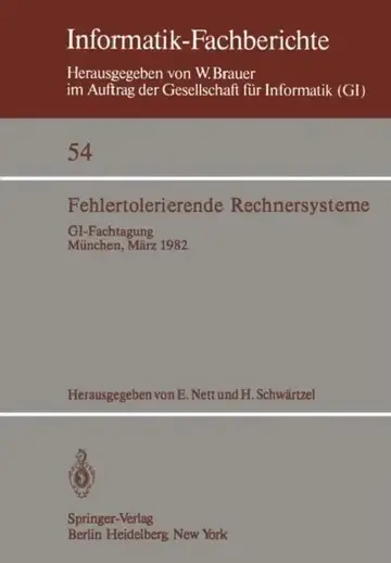 Cover of Fehlertolerierende Rechnersysteme