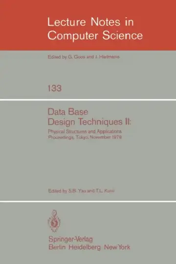 Cover of Data Base Design Techniques II