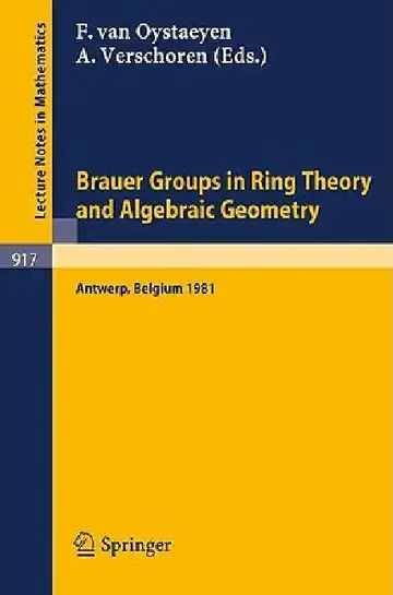 Cover of Brauer Groups in Ring Theory and Algebraic Geometry