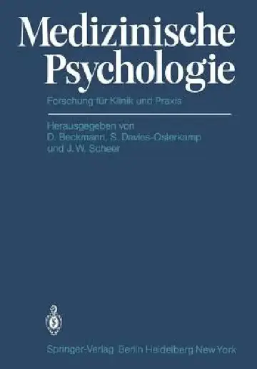 Cover of Medizinische Psychologie