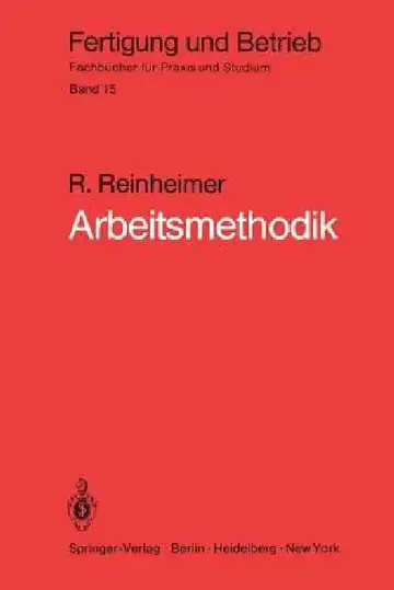 Cover of Arbeitsmethodik
