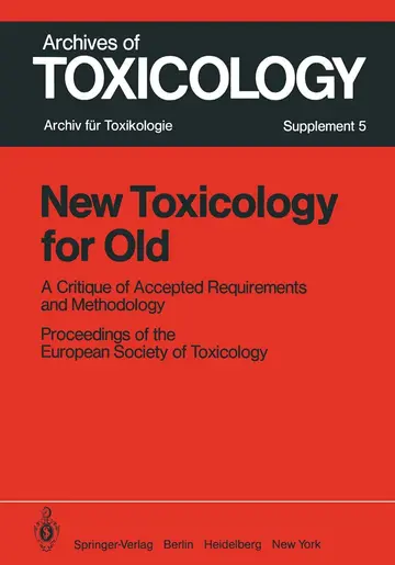 Cover of New Toxicology for Old