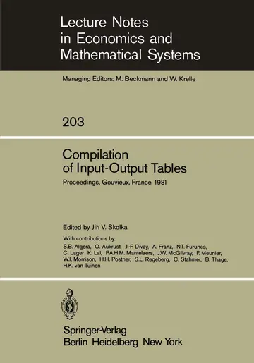 Cover of Compilation of Input-output Tables