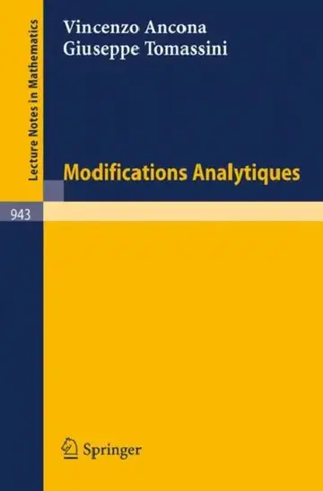 Cover of Modifications Analytiques
