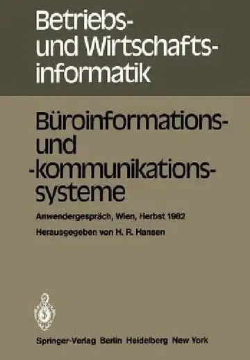 Cover of Büroinformations- Und -Kommunikationssysteme
