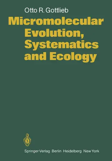 Cover of Micromolecular Evolution, Systematics and Ecology