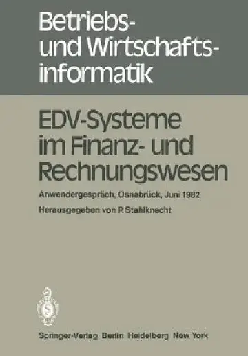 Cover of Edv-Systeme Im Finanz- Und Rechnungswesen
