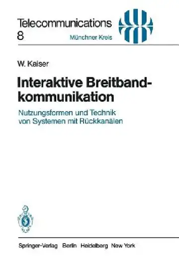 Cover of Interaktive Breitbandkommunikation