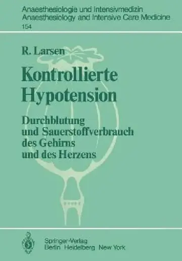 Cover of Kontrollierte Hypotension