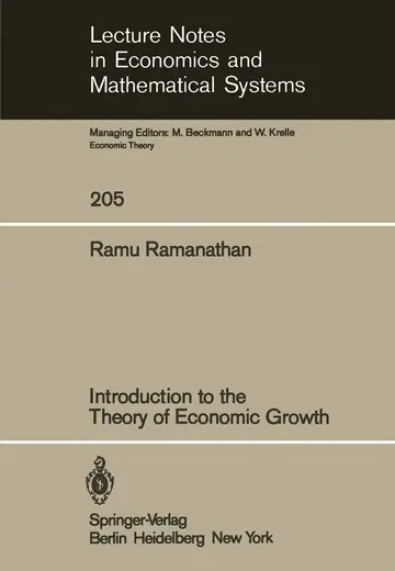 Cover of Introduction to the Theory of Economic Growth