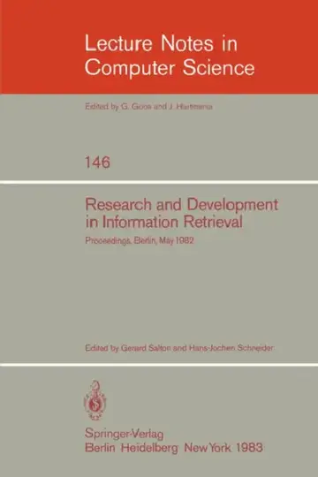Cover of Research and Development in Information Retrieval