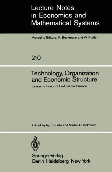 Cover of Technology, Organization and Economic Structure