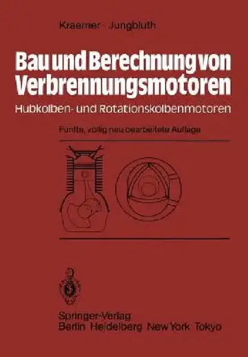 Cover of Bau Und Berechnung Von Verbrennungsmotoren