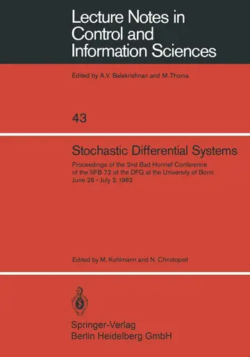 Cover of Stochastic Differential Systems