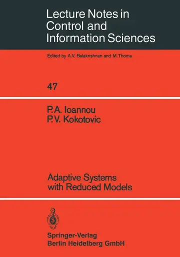 Cover of Adaptive Systems with Reduced Models