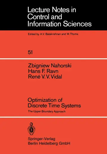 Cover of Optimization of Discrete Time Systems