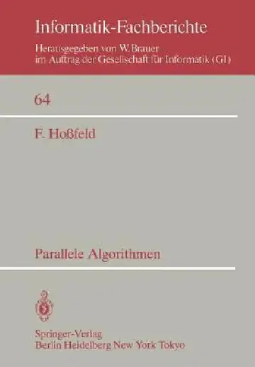 Cover of Parallele Algorithmen