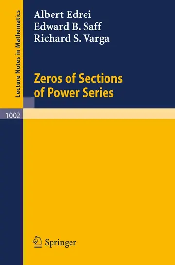 Cover of Zeros of Sections of Power Series