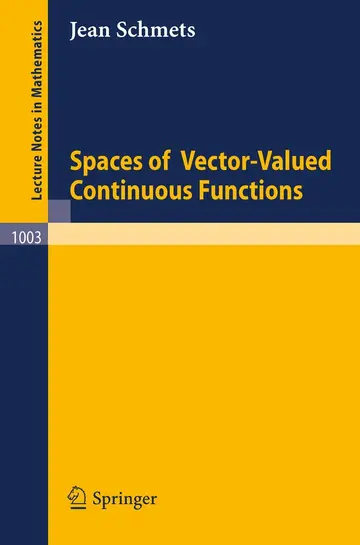 Cover of Spaces of Vector-valued Continuous Functions