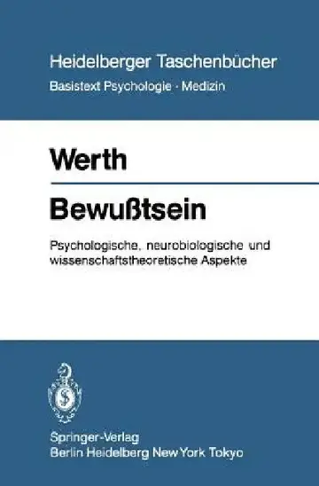 Cover of Bewußtsein