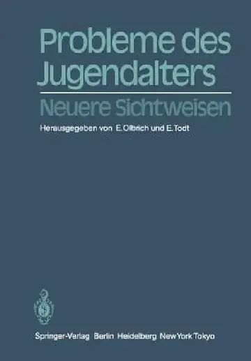 Cover of Probleme Des Jugendalters