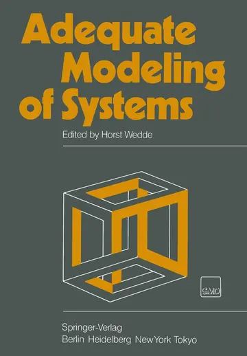 Cover of Adequate Modeling of Systems