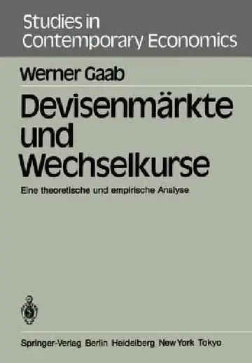Cover of Devisenmärkte Und Wechselkurse