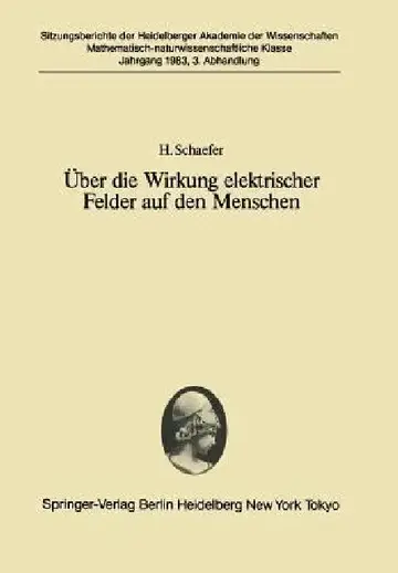 Cover of Über Die Wirkung Elektrischer Felder Auf Den Menschen