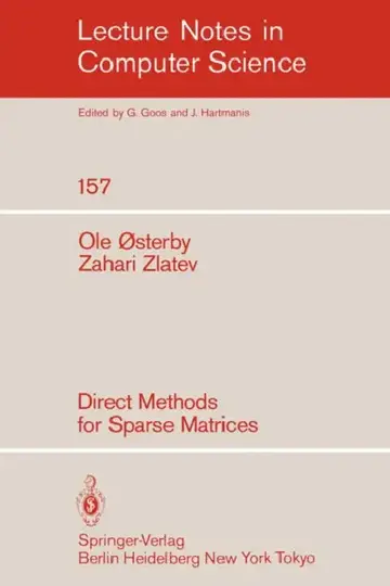 Cover of Direct Methods for Sparse Matrices