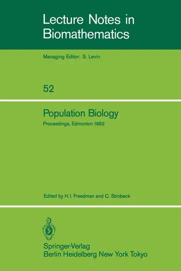 Cover of Population Biology