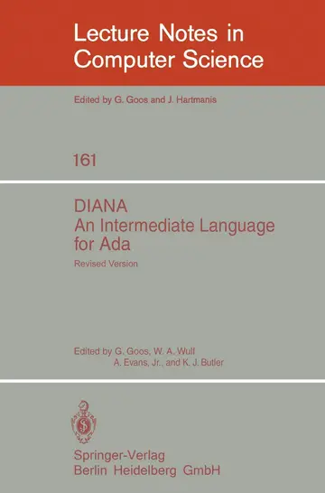Cover of Diana. an Intermediate Language for Ada