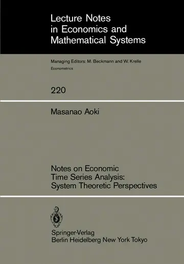 Cover of Notes on Economic Time Series Analysis