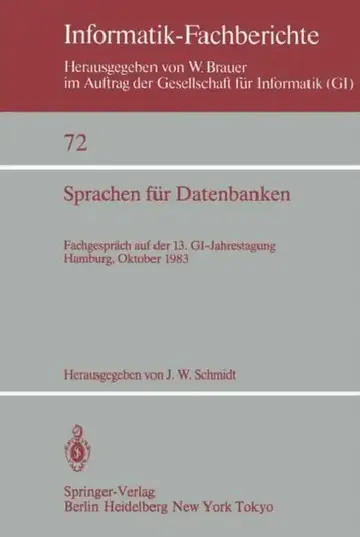 Cover of Sprachen Für Datenbanken