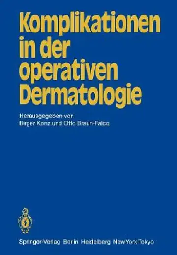 Cover of Komplikationen in Der Operativen Dermatologie